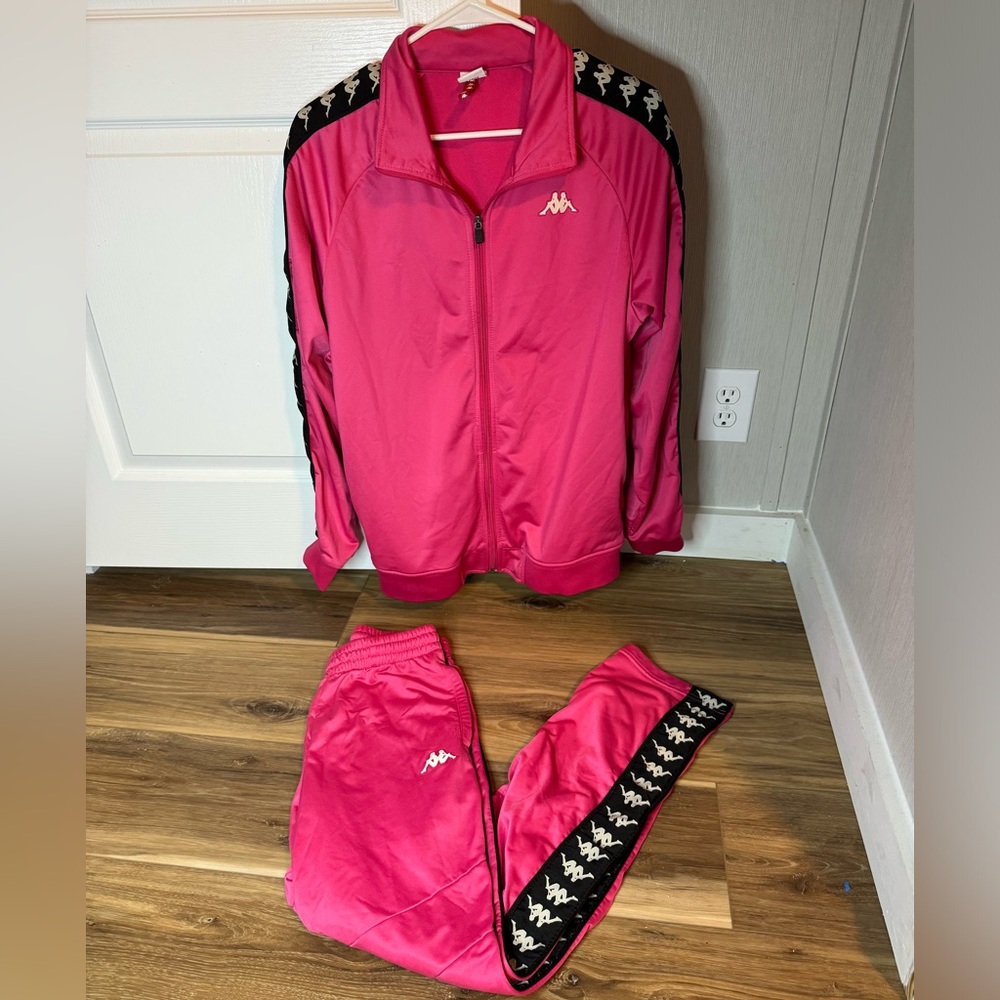 Pink Kappa Track Suit